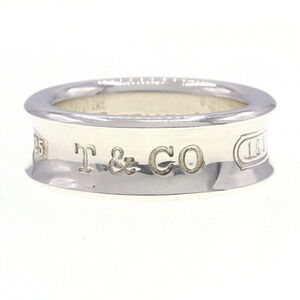 Tiffany Co Silver Ring Logo Accessory
